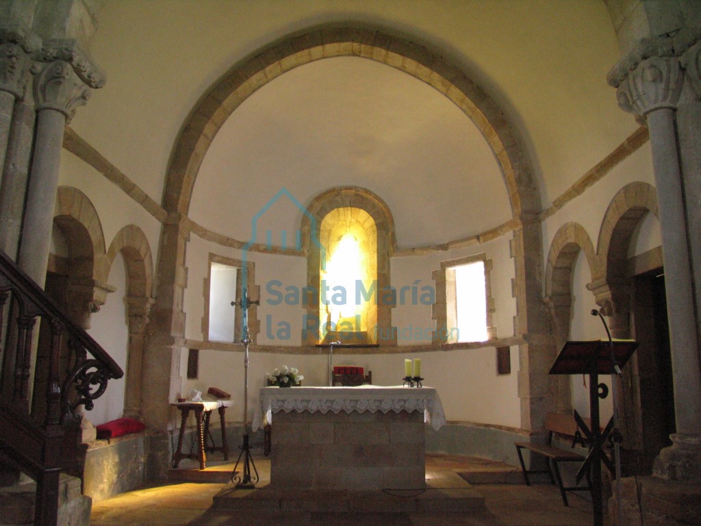Interior del ábside