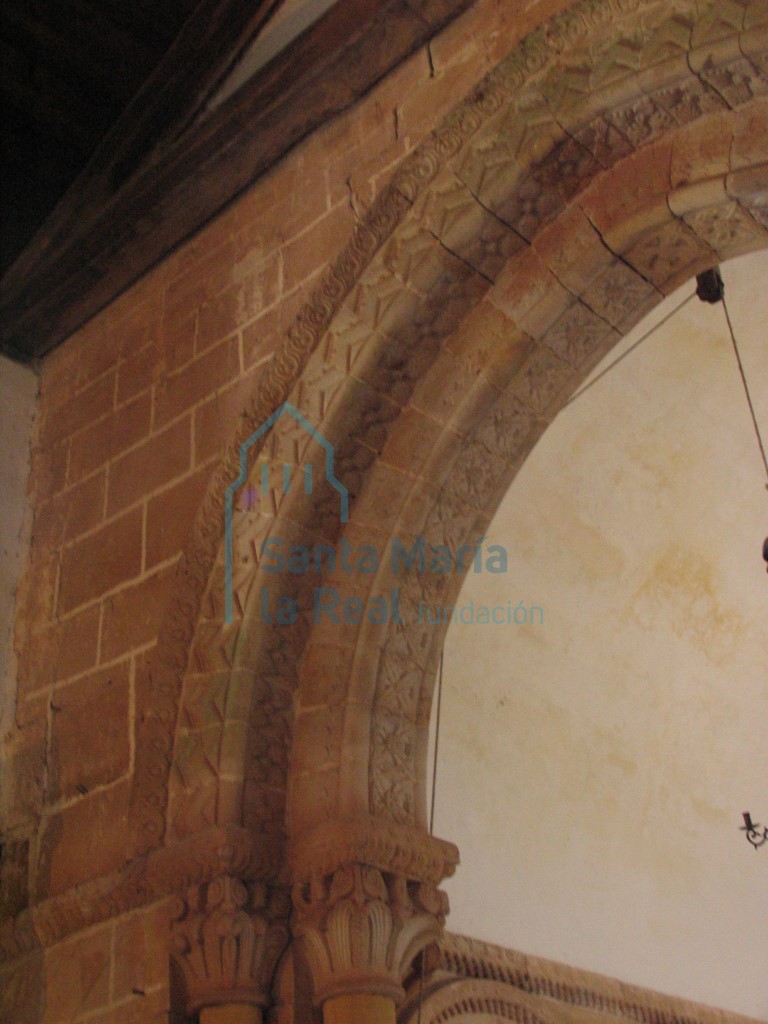 Detalle del arco triunfal