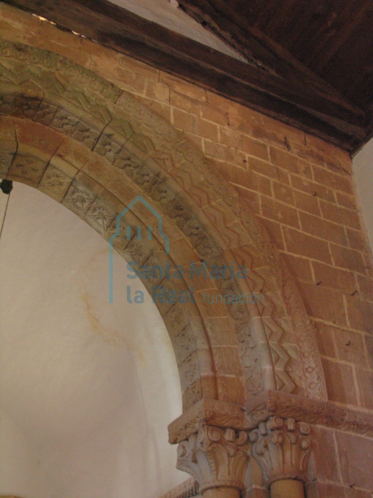 Detalle del arco triunfal