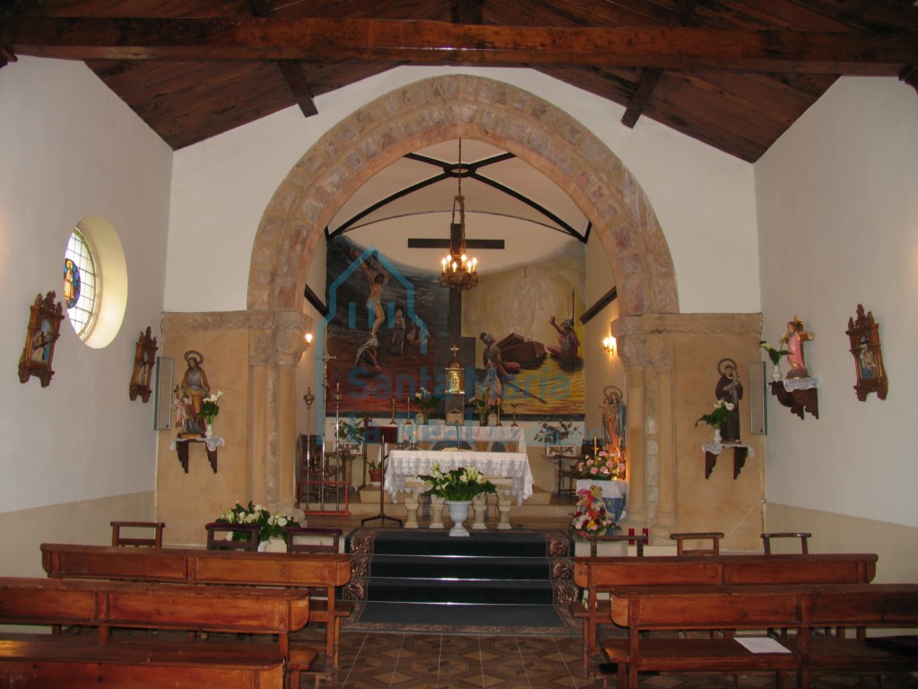 Interior desde los pies