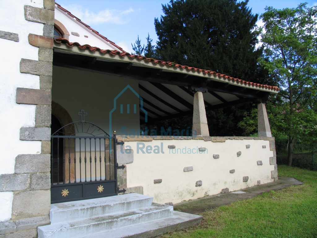 Exterior del pórtico