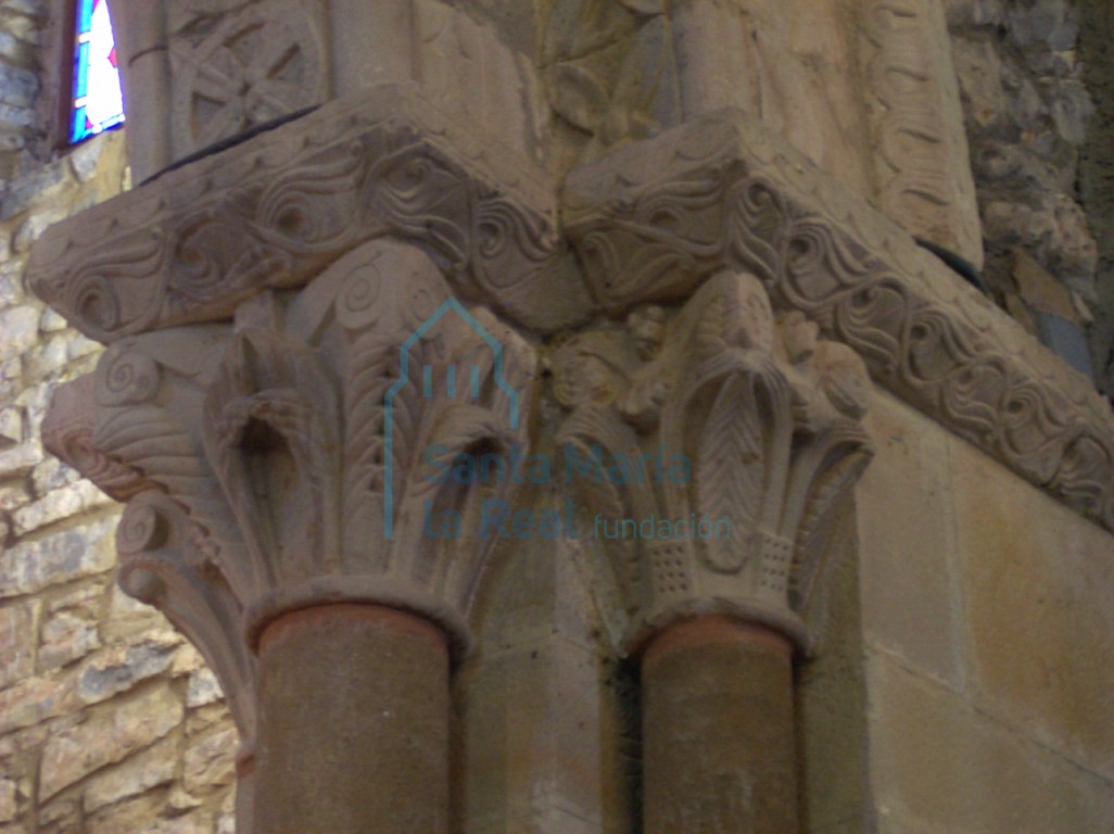 Detalle de la jamba derecha del arco triunfal Detalle de la jamba derecha del arco triunfal