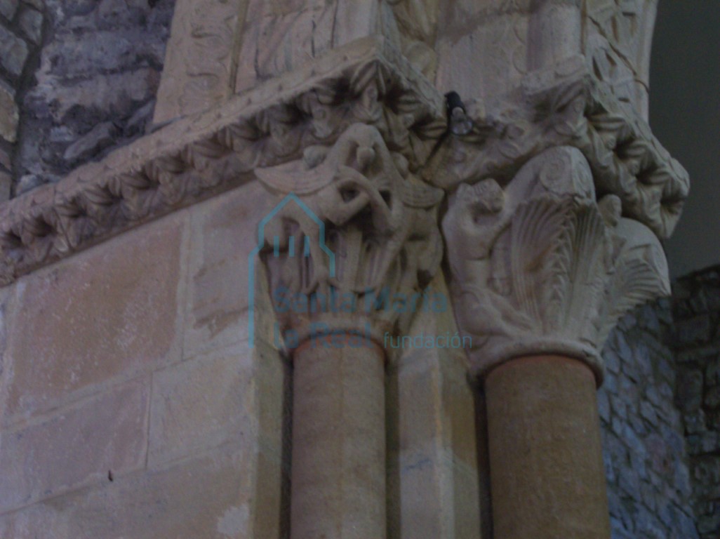Detalle izquierdo del arco triunfal