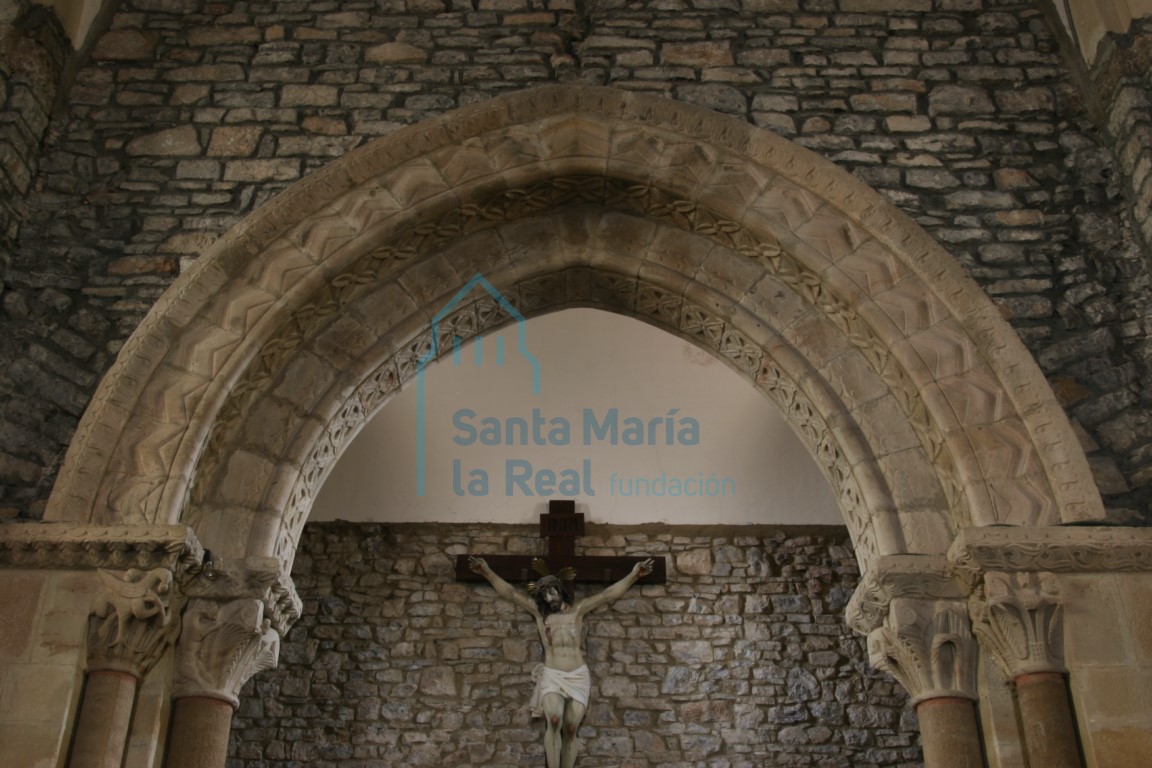 Detalle del arco triunfal