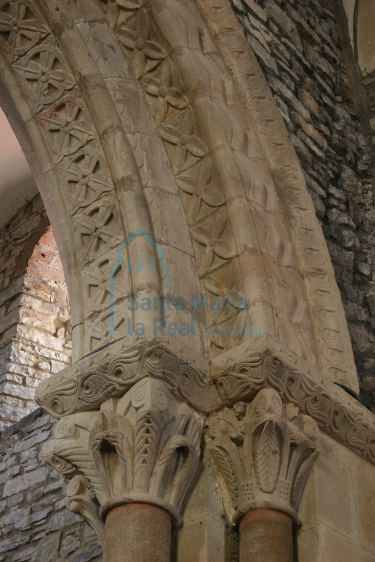 Detalle del arco triunfal