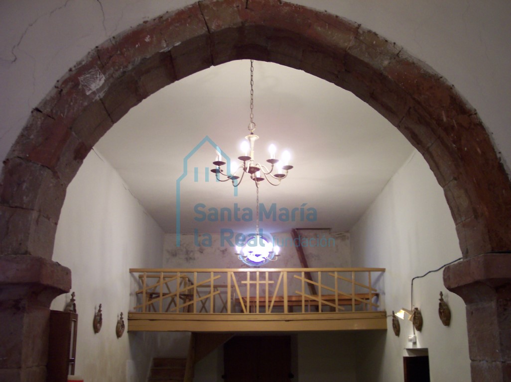 Arco del triunfo desde el interior del ábside