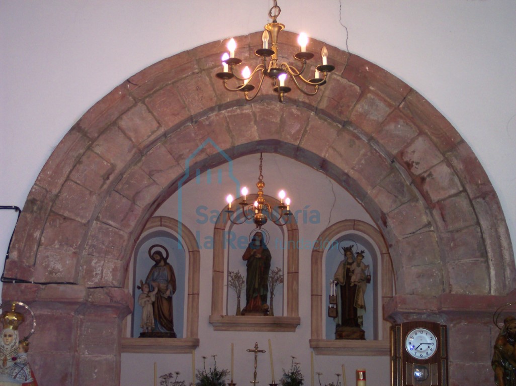 Detalle del arco triunfal