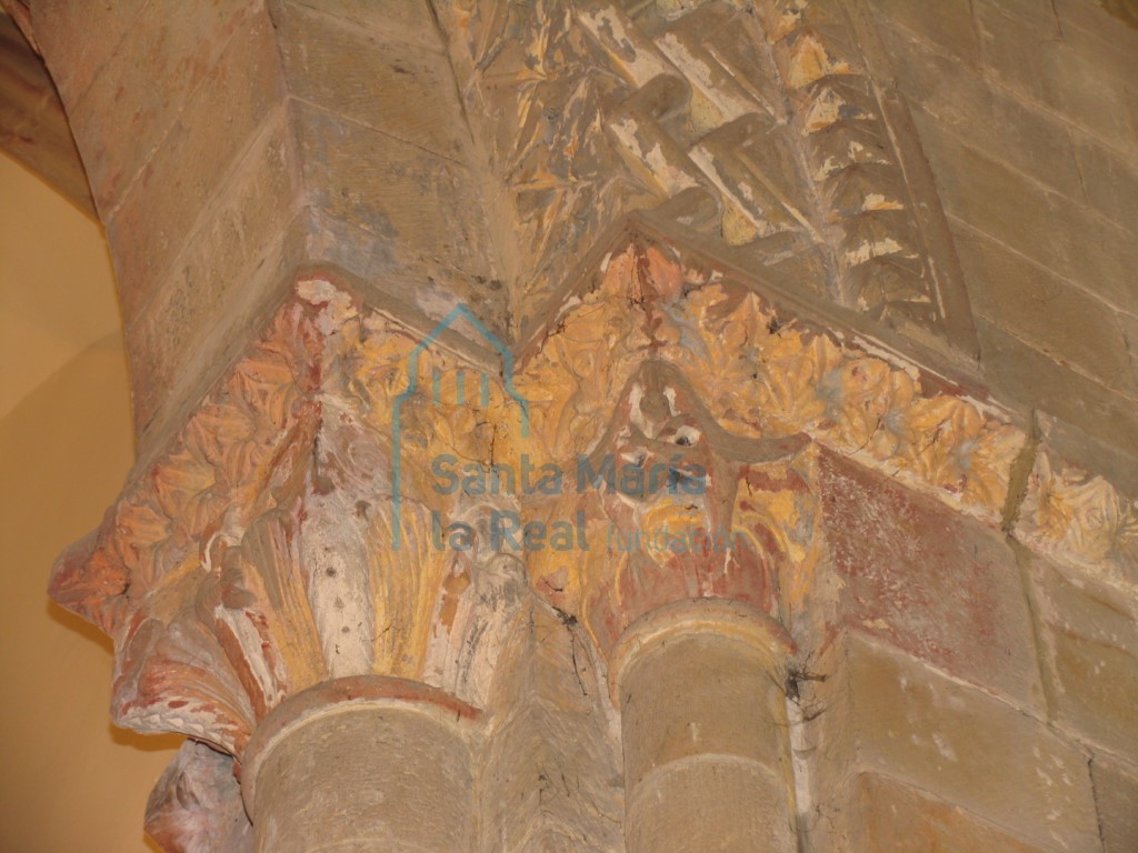 Capiteles del arco triunfal, lado derecho