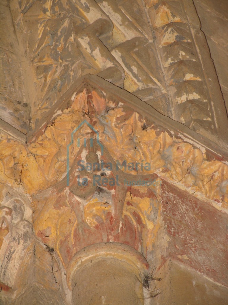 Capiteles del arco triunfal, lado derecho