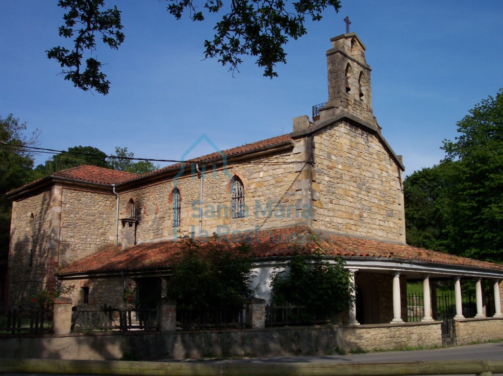 Exterior de la fachada noroeste