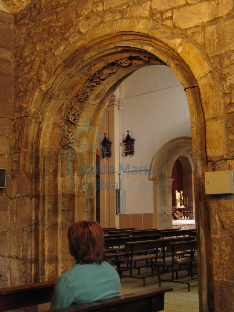 Arco de la capilla lateral izquierda