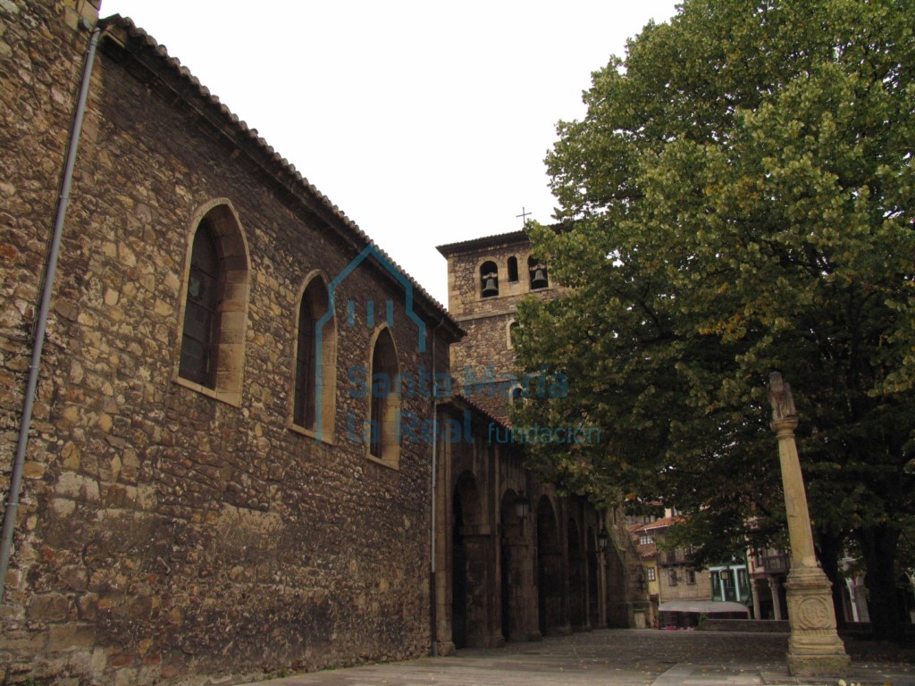 Vista exterior de la fachada norte