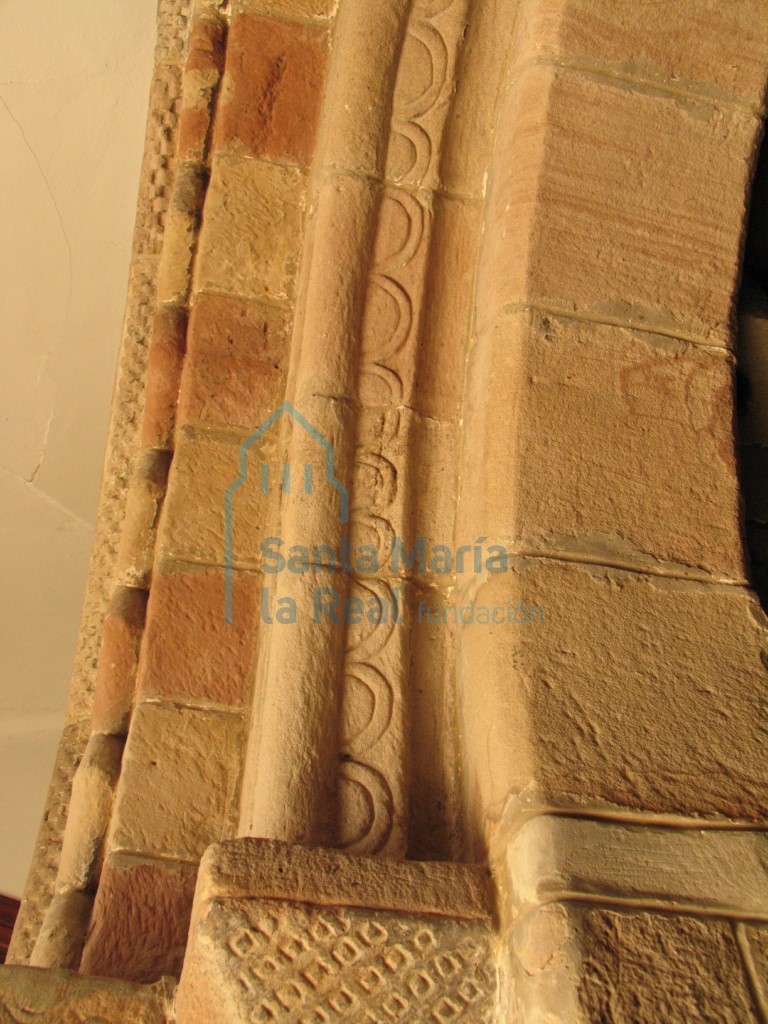 Arquivoltas de la portada interior