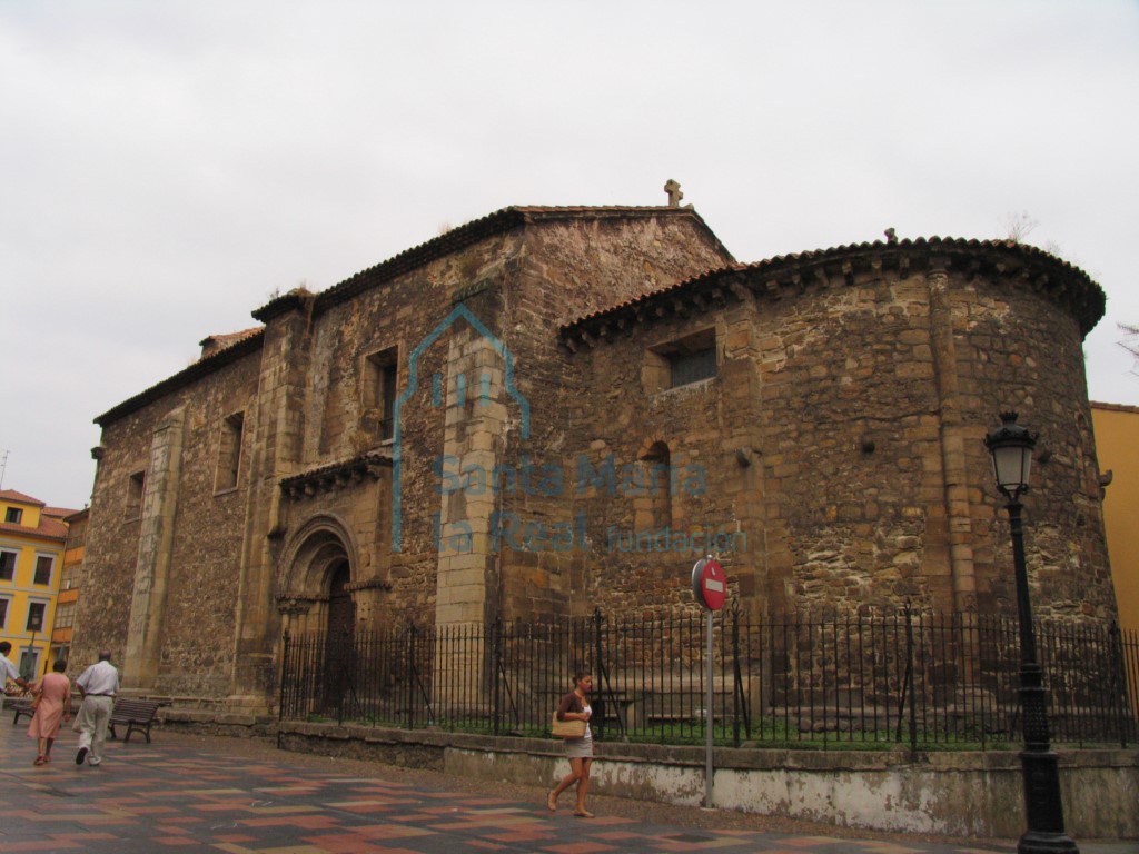 Exterior de la fachada sureste