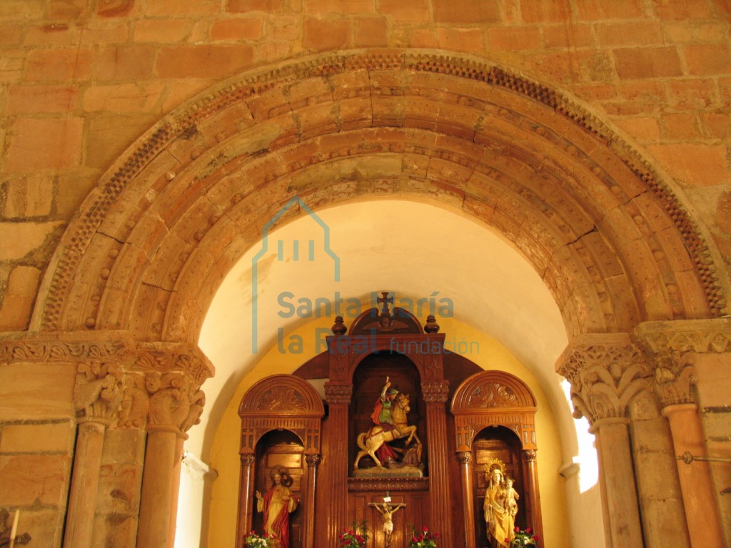 Detalle del arco triunfal