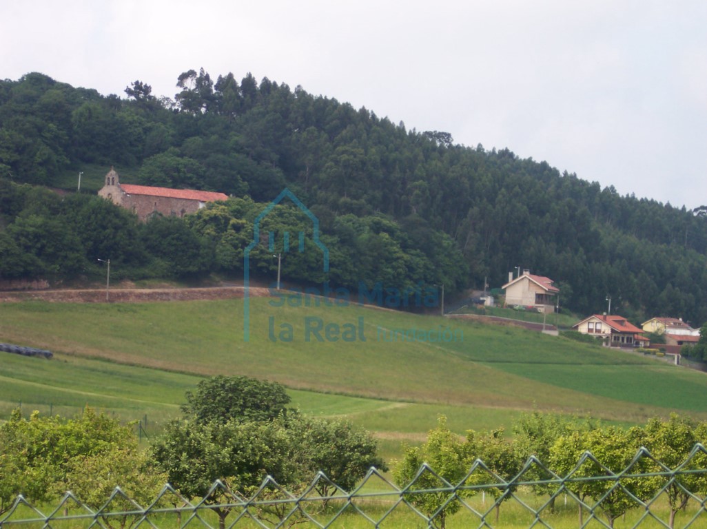Panoramica de la localización de la iglesia