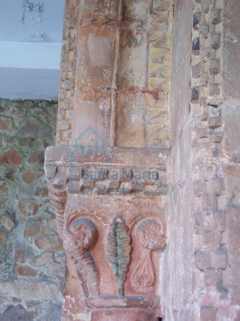 Capitel de la jamba izquierda de la portada oeste