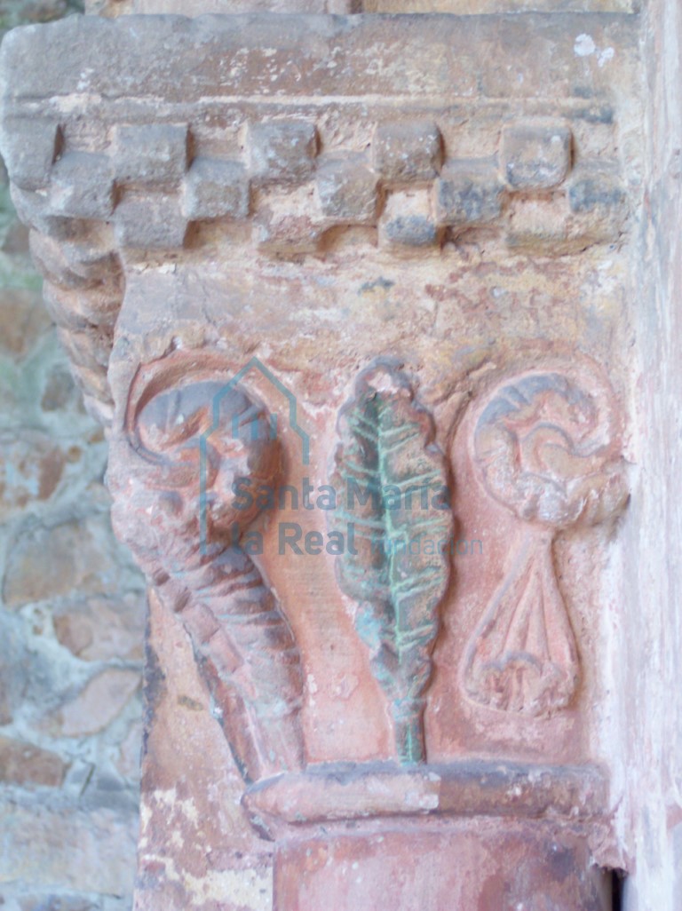 Capitel de la jamba iquierda de la portada oeste