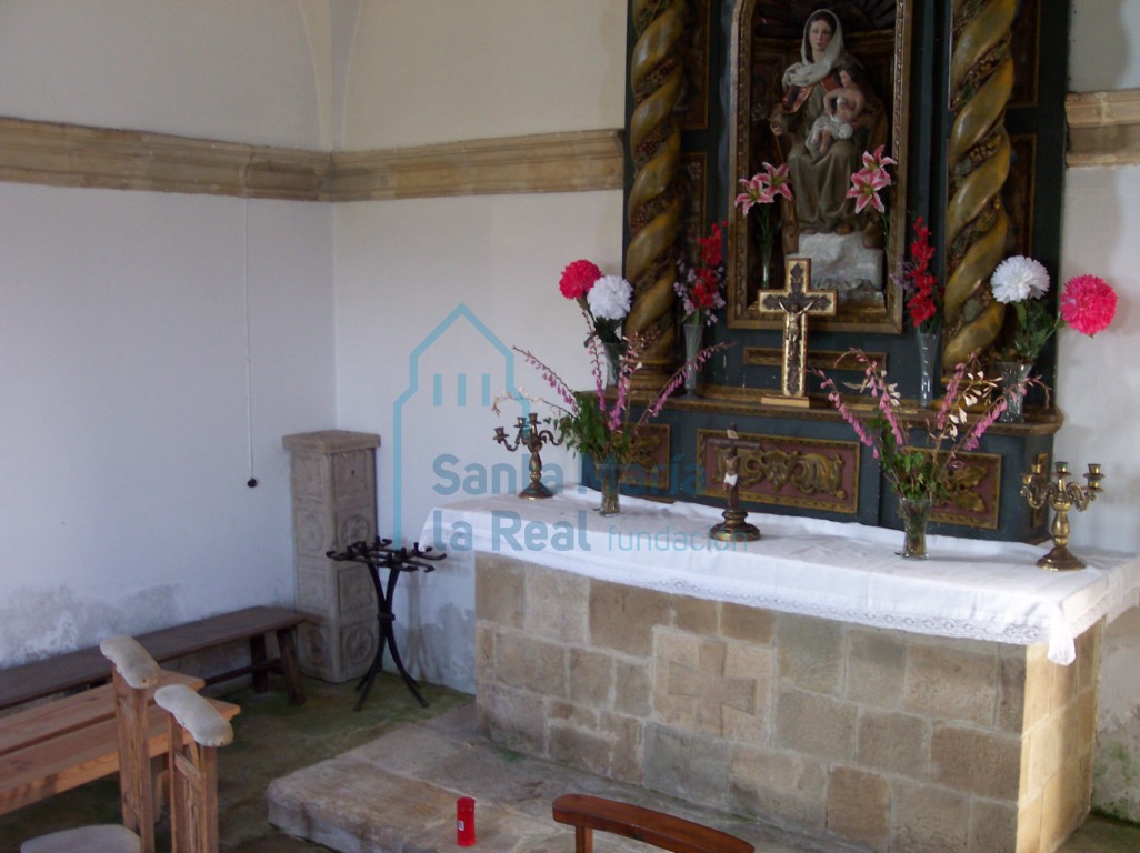 Interior de la capilla