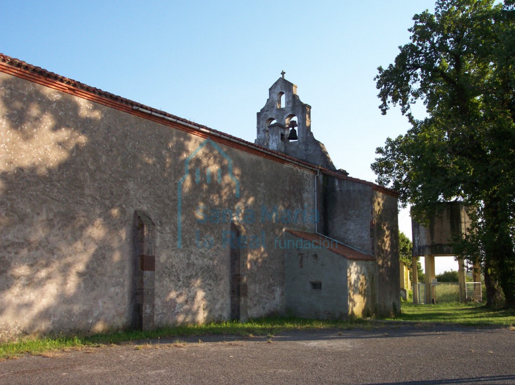 Vista exterior de la fachada norte