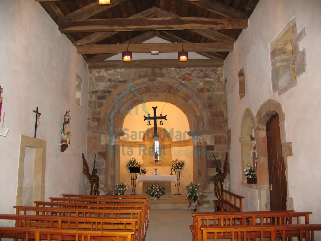 Interior desde los pies