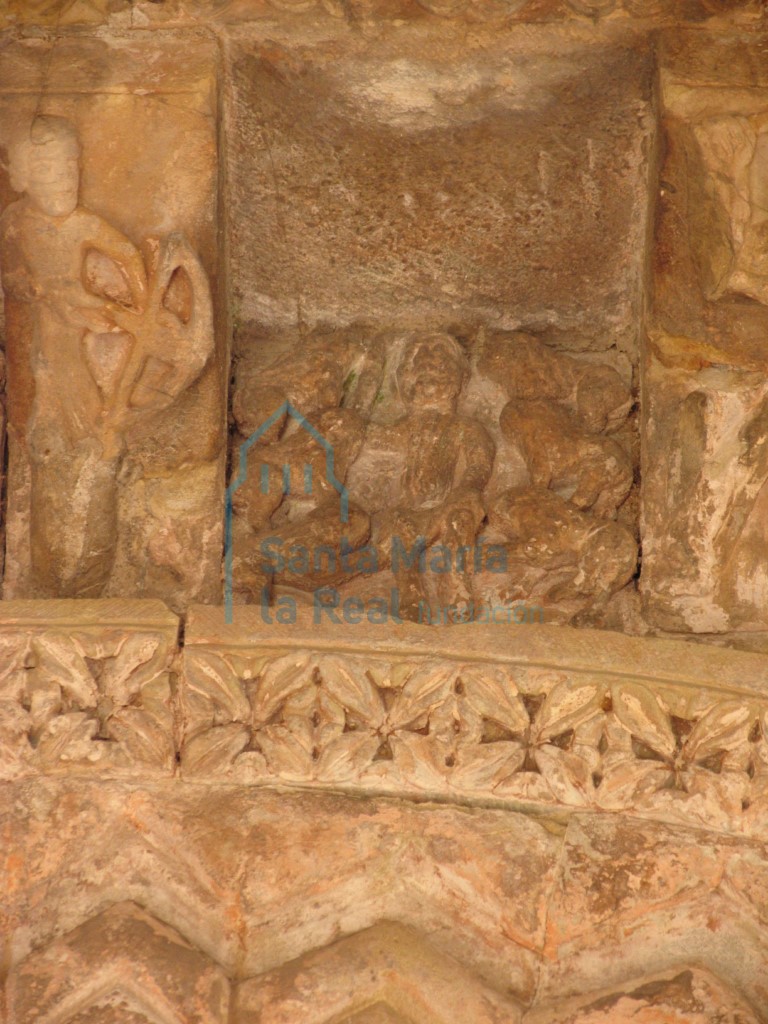 Metopa nº 4 de la portada norte