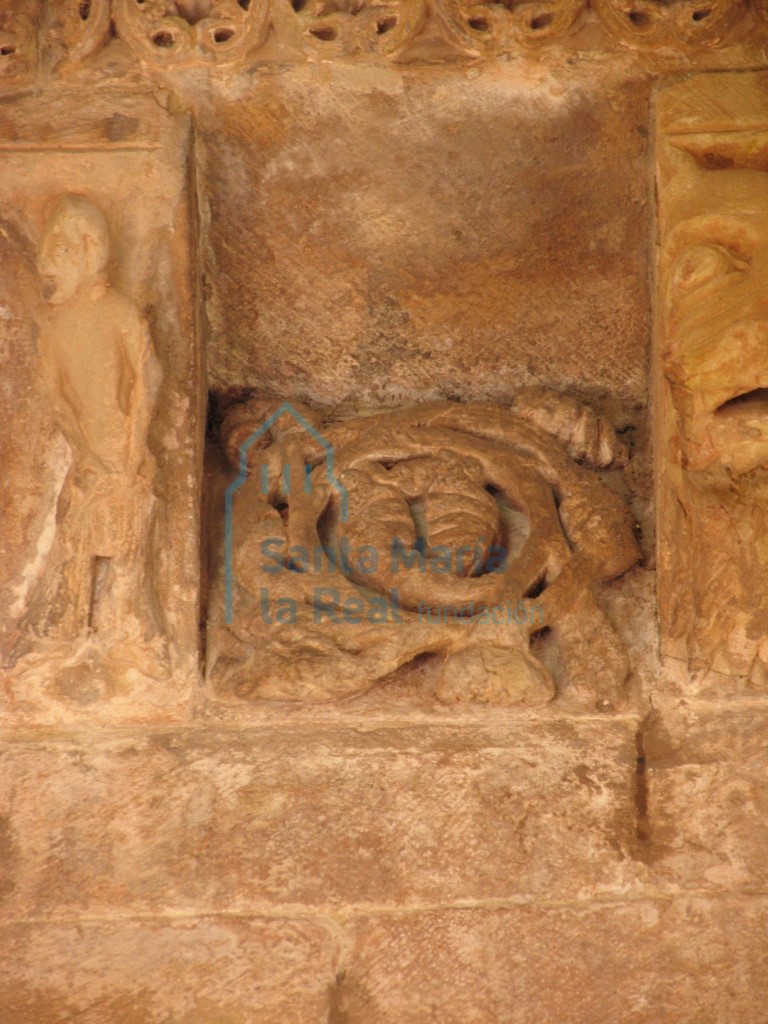 Metopa nº 7 de la portada norte