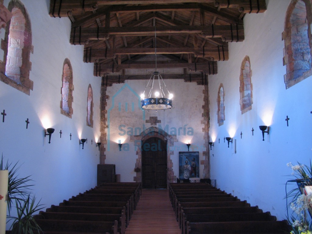 Vista interior desde la cabecera