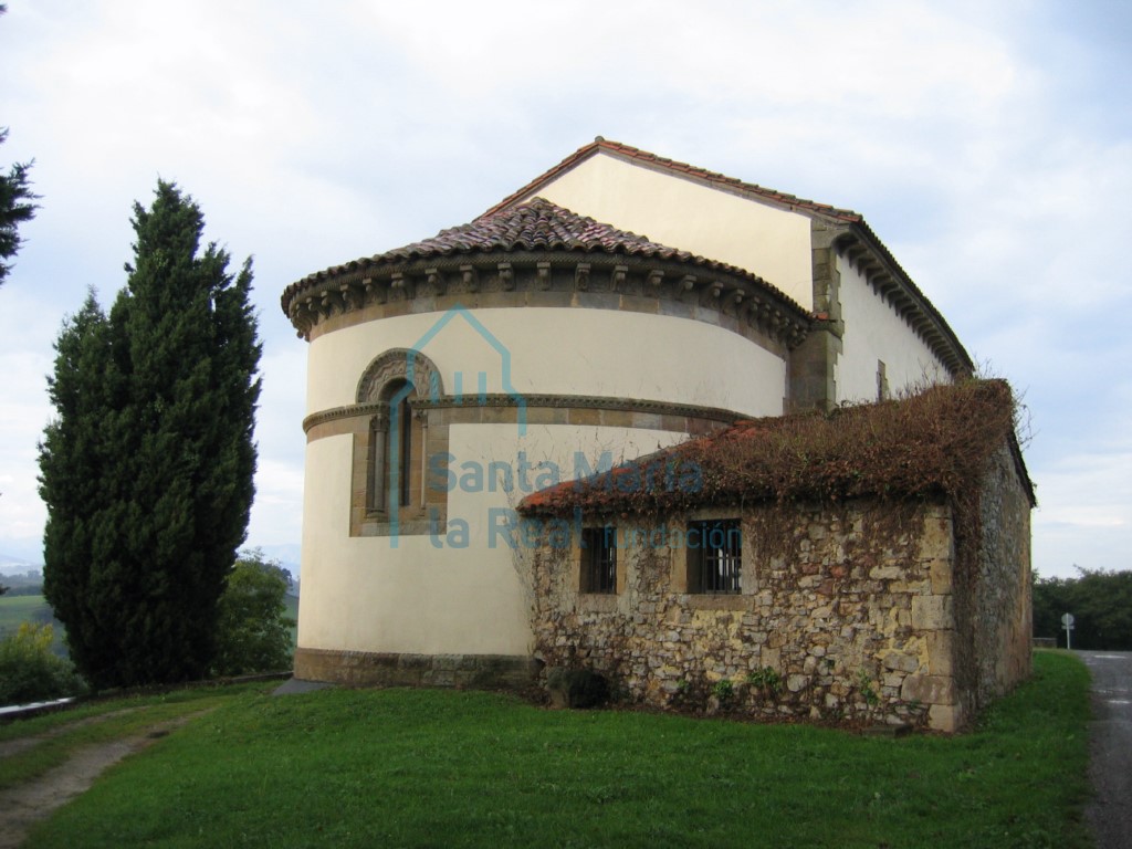 Vista exterior desde el este