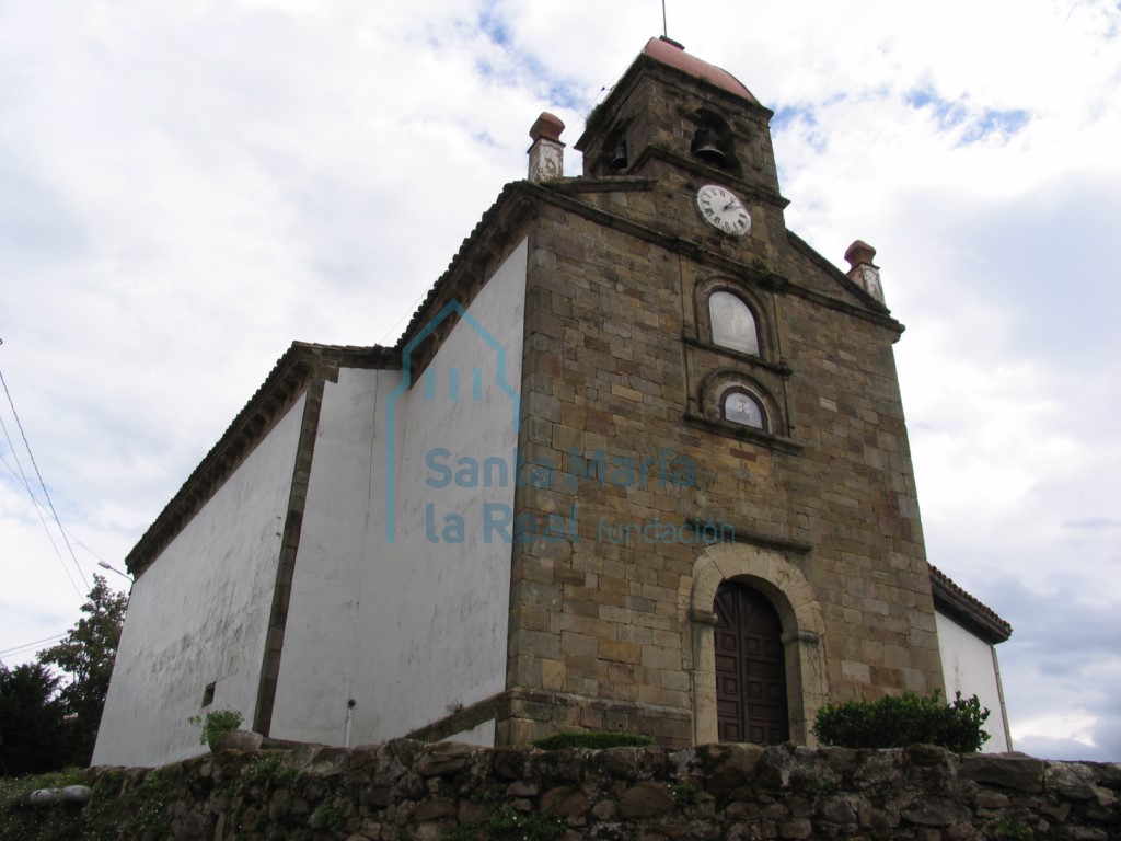 Exterior, lado noroeste