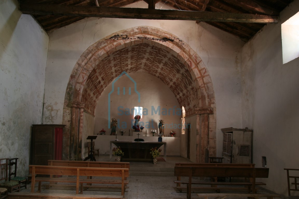 Interior de la iglesia