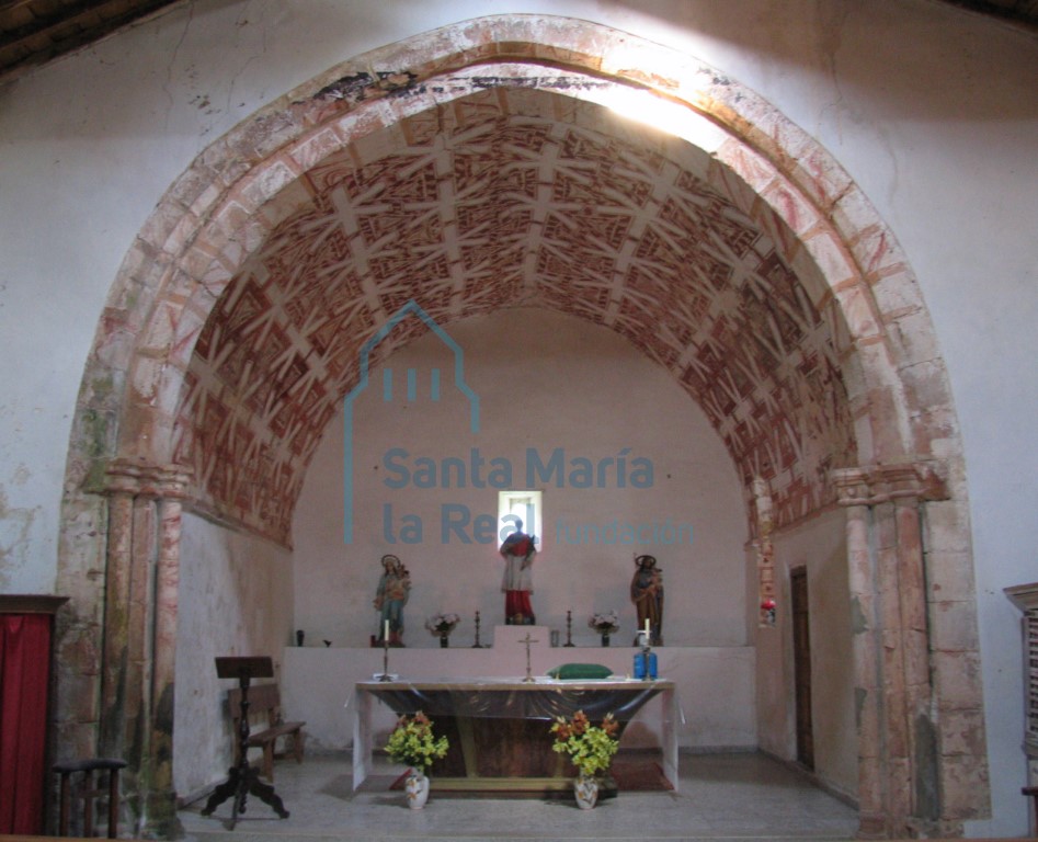 Vista del arco triunfal