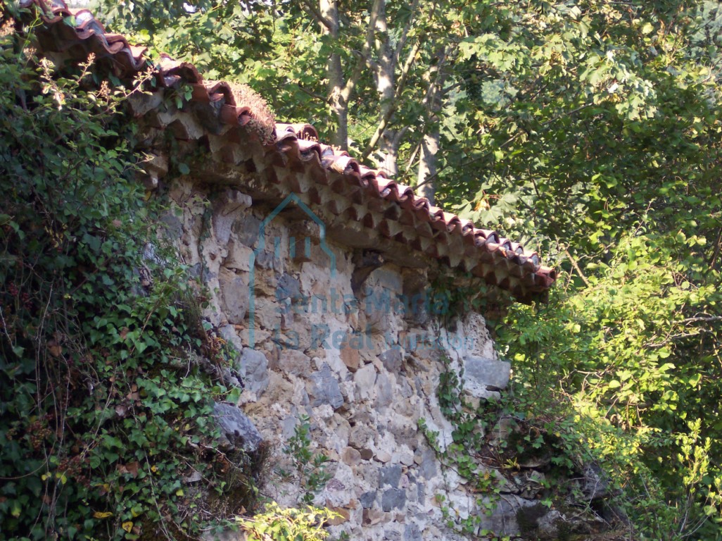 Exterior del muro sur