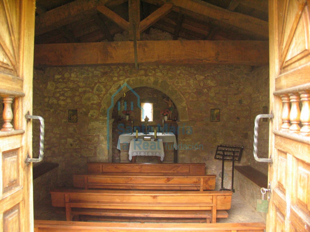 Interior desde los pies