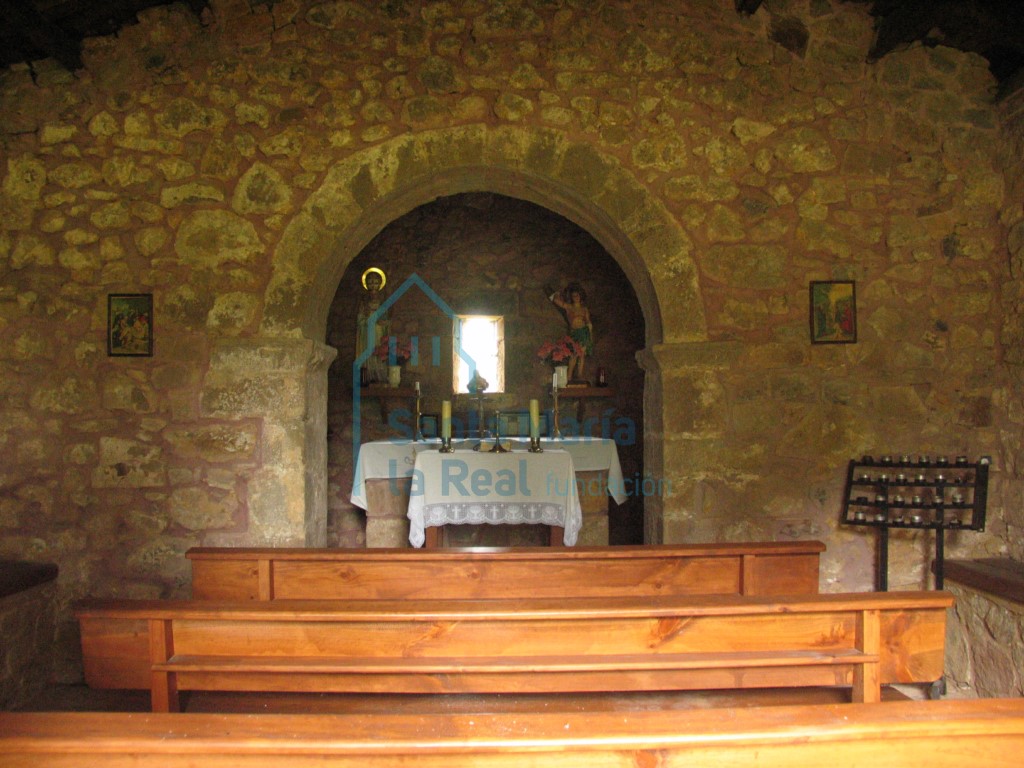 Interior desde los pies