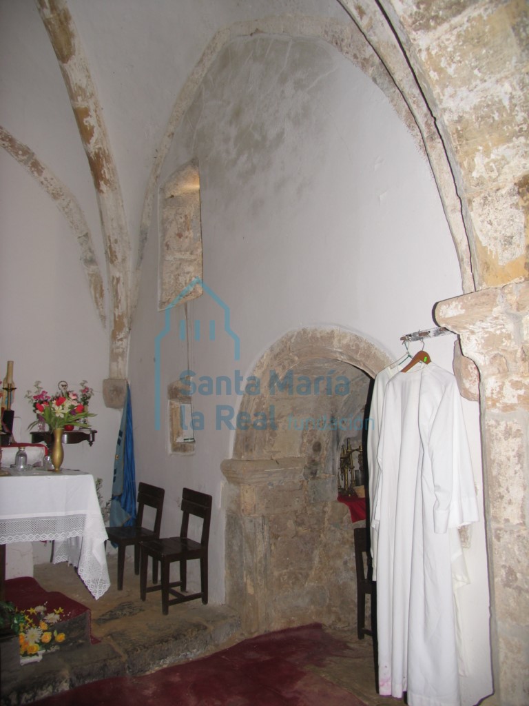 Interior de la cabecera