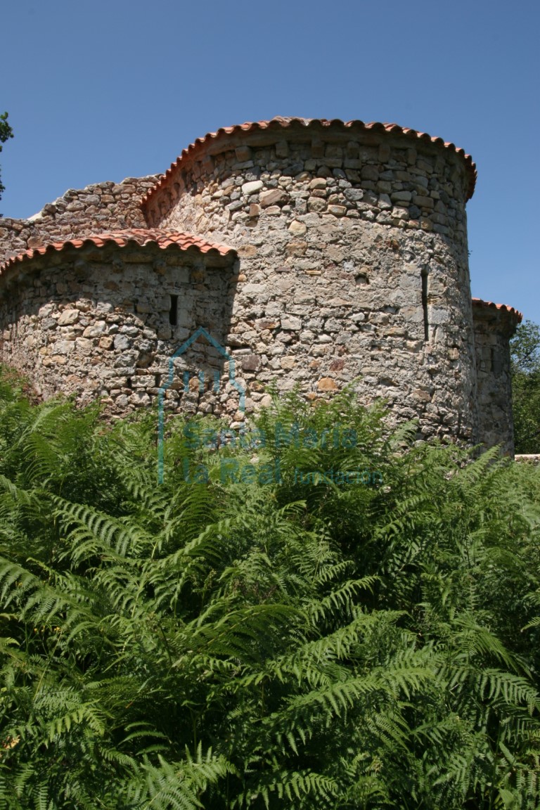 Exterior de los ábsides