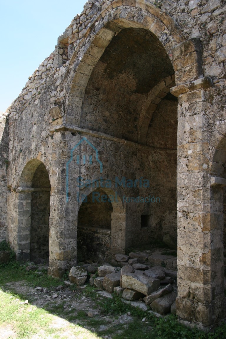 Interior de los ábsides