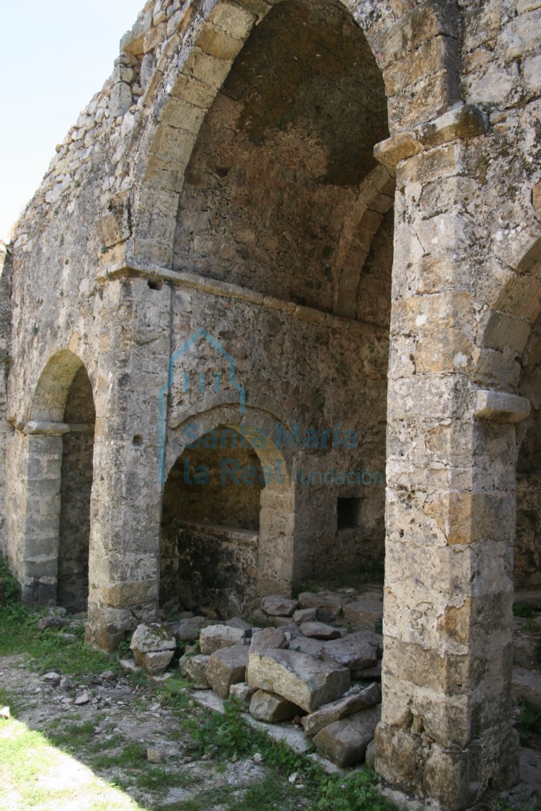 Interior de los ábsides