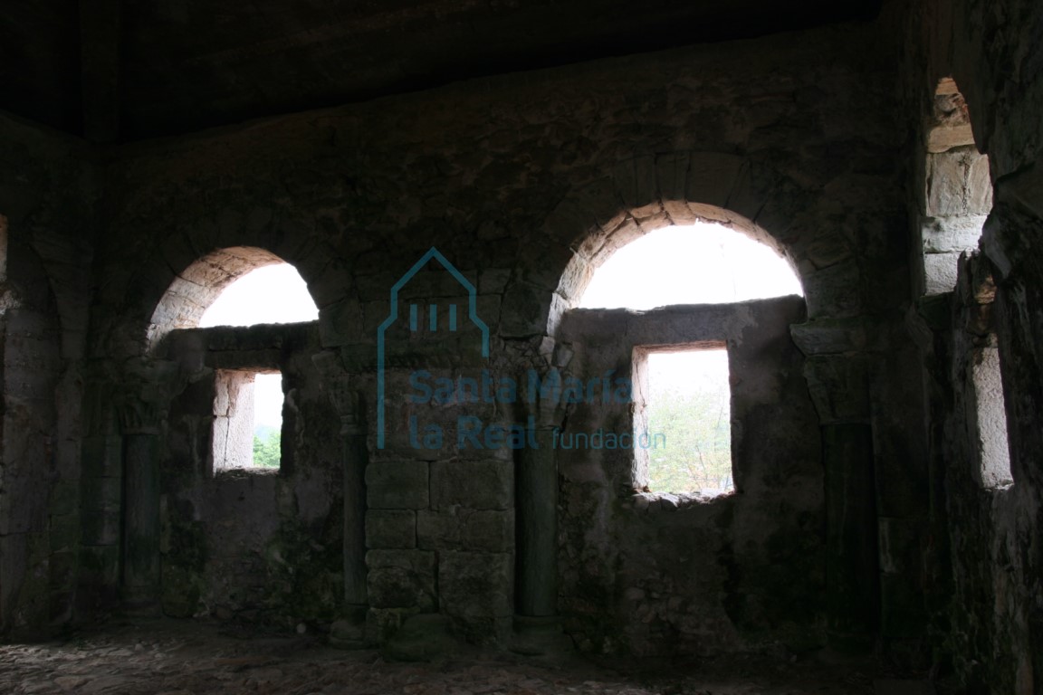 Interior de la torre