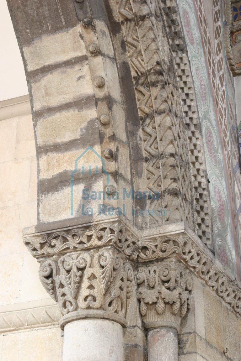 Detalle del arco triunfal