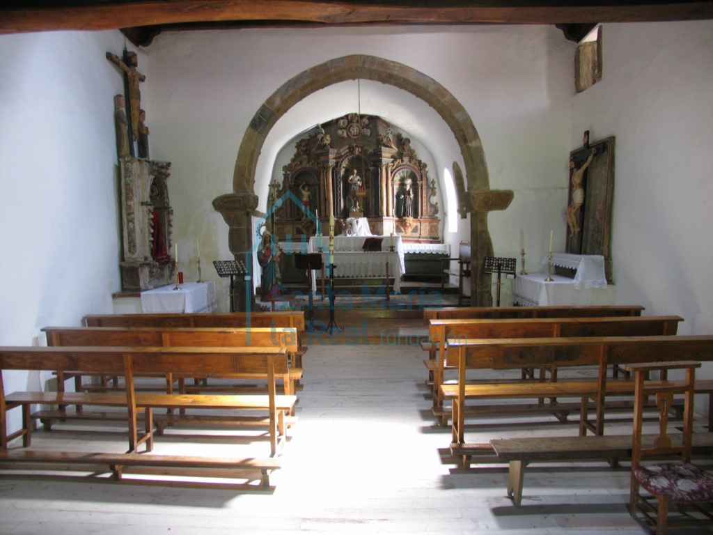 Interior desde los pies