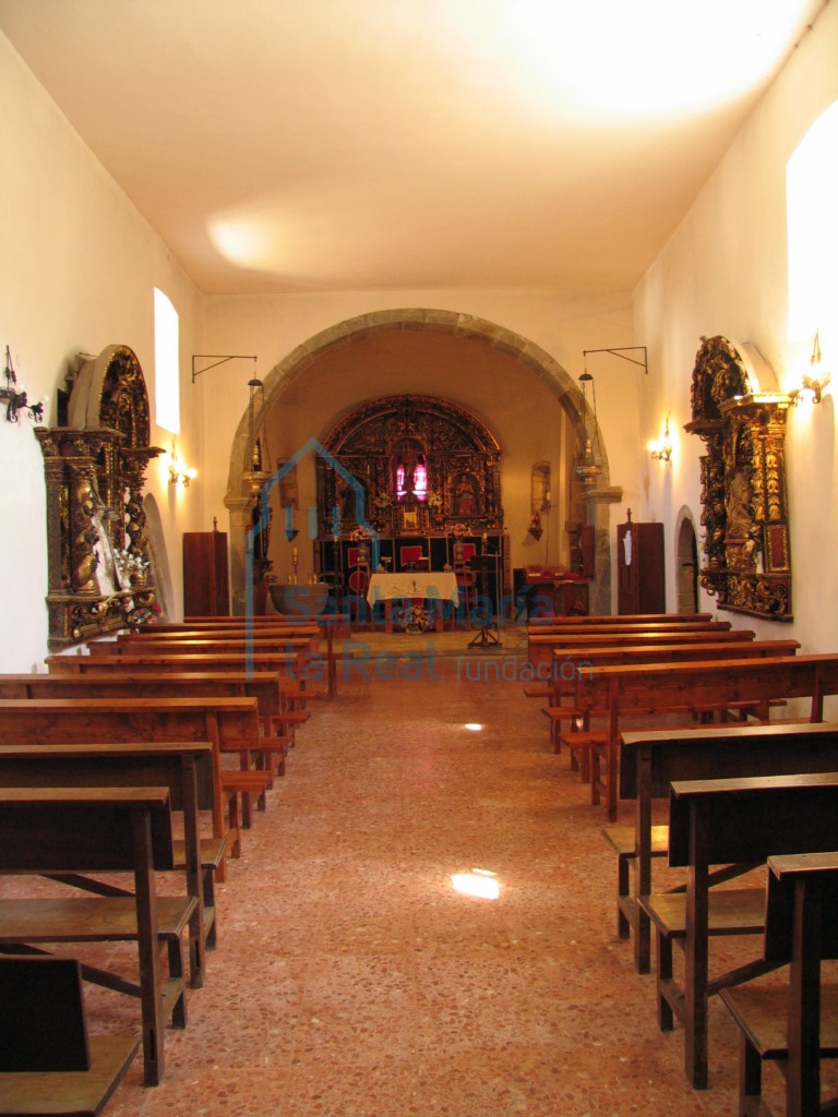 Nave desde los pies