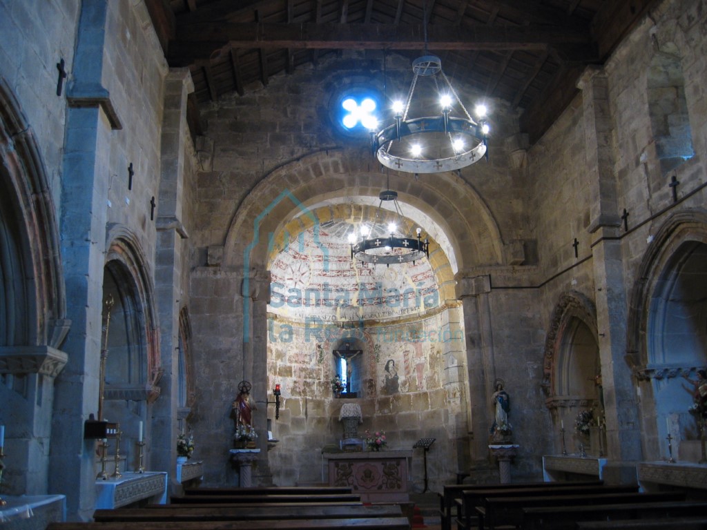 Interior desde los pies