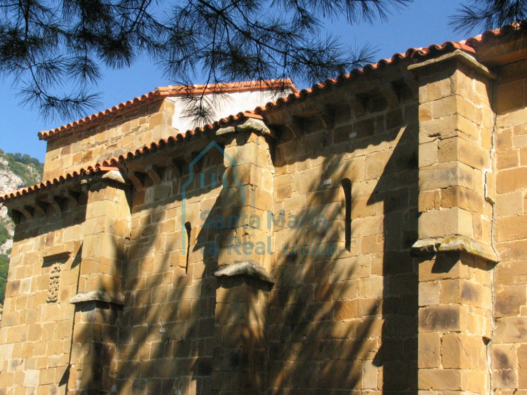 Detalle de la fachada meridional