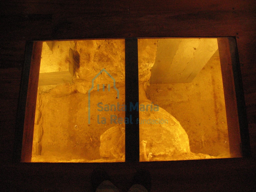 Excavaciones del primer tramo de las naves antes de la cabecera