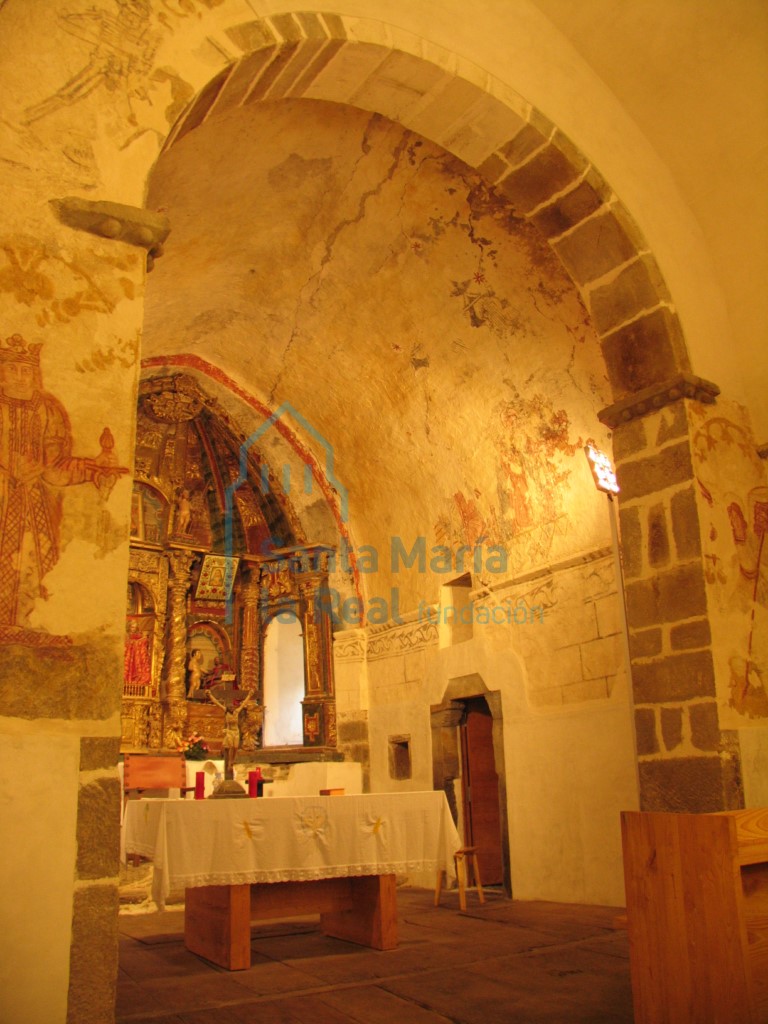 Vista del arco triunfal