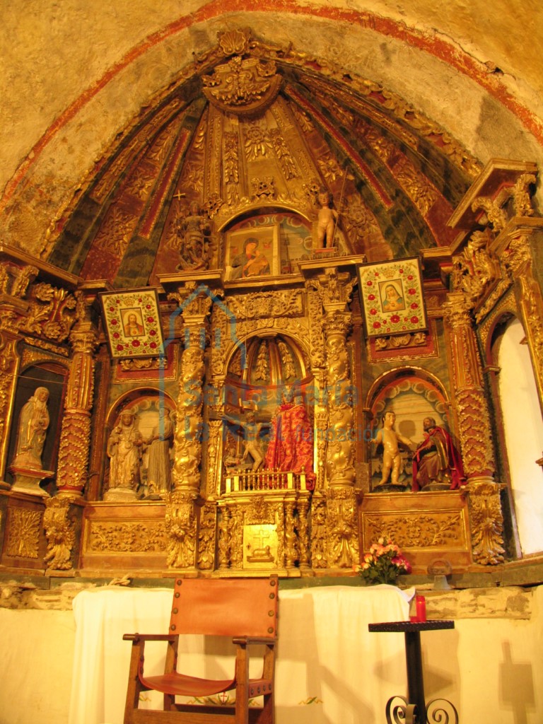 Vista del altar mayor