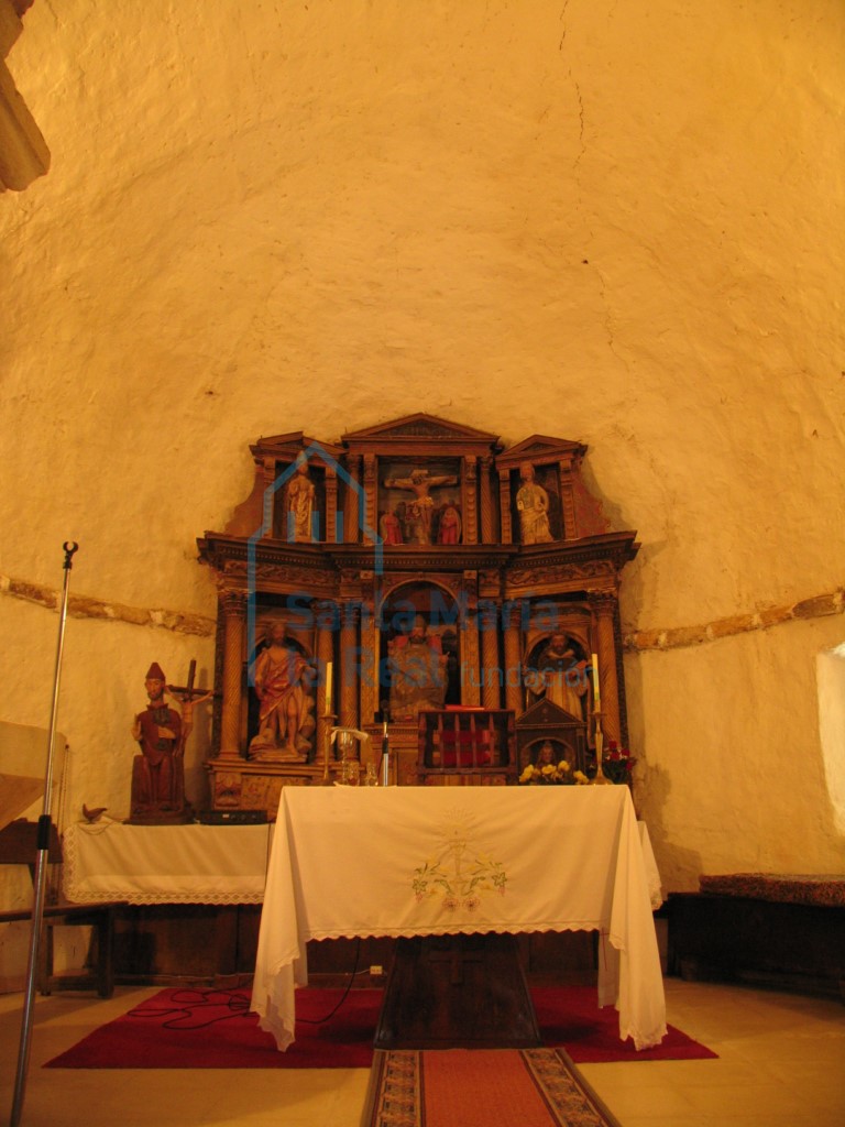 Interior de la capilla mayor. Ábside