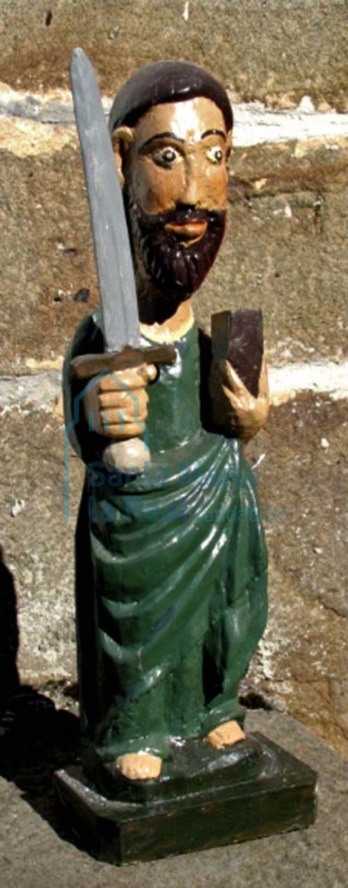Talla de un santo guerrero Talla de un santo guerrero